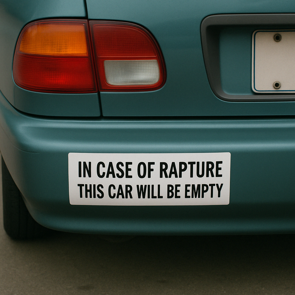 Bumper Sticker Hypocrisy